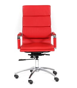 Кресло компьютерное CHAIRMAN 750 экокожа красная в Барнауле - предосмотр 1
